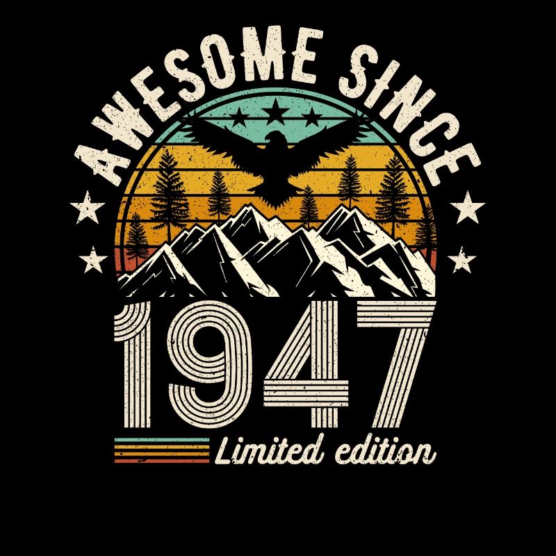 Millésime 77e anniversaire 1947