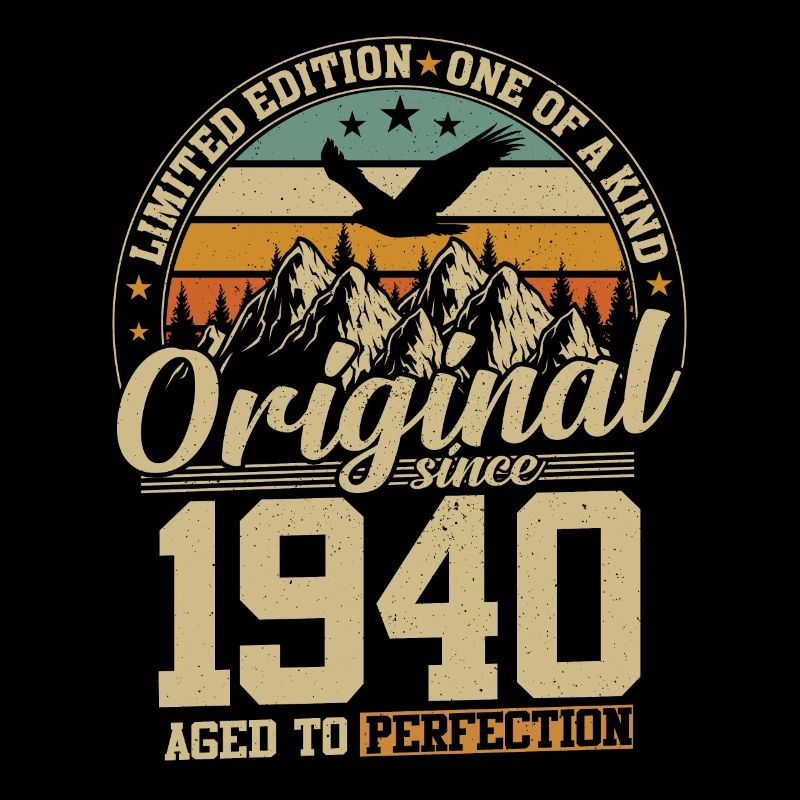 Vintage Anniversaire 84 Ans 1940