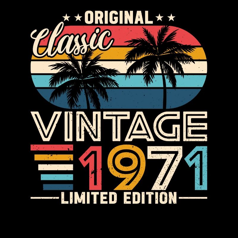 Vintage 1971 Birthday