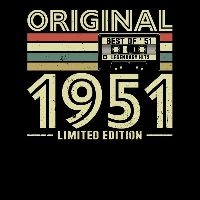 Vintage 1951 - Legendärer 73. Geburtstag Retro