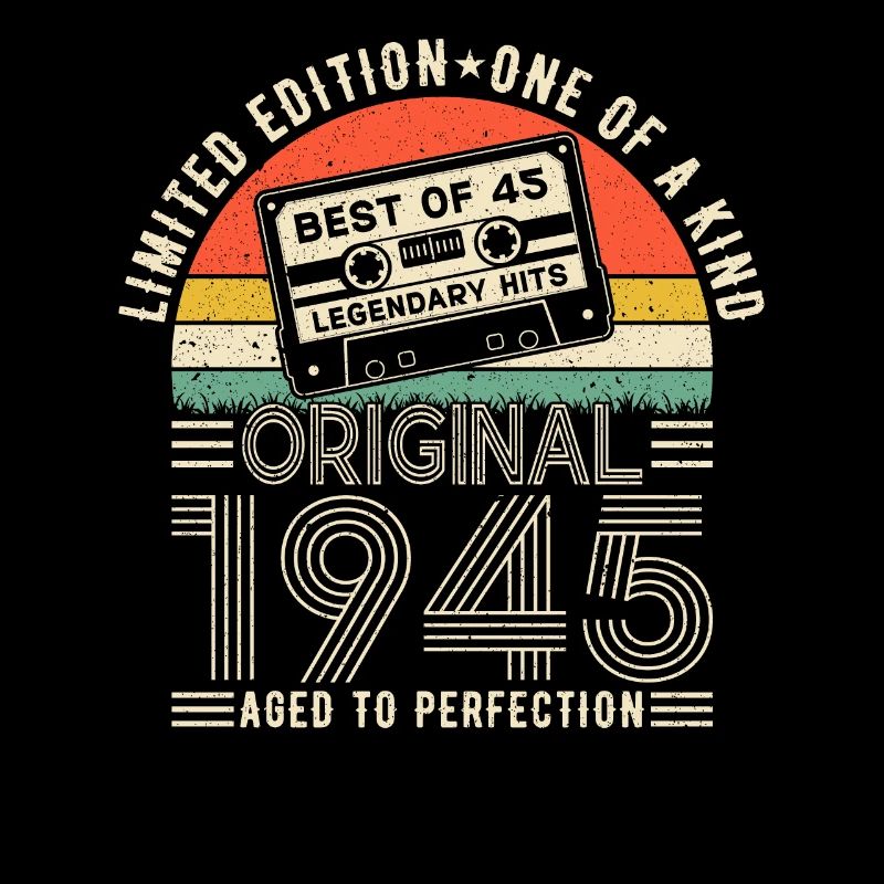 Anniversaire vintage 1945