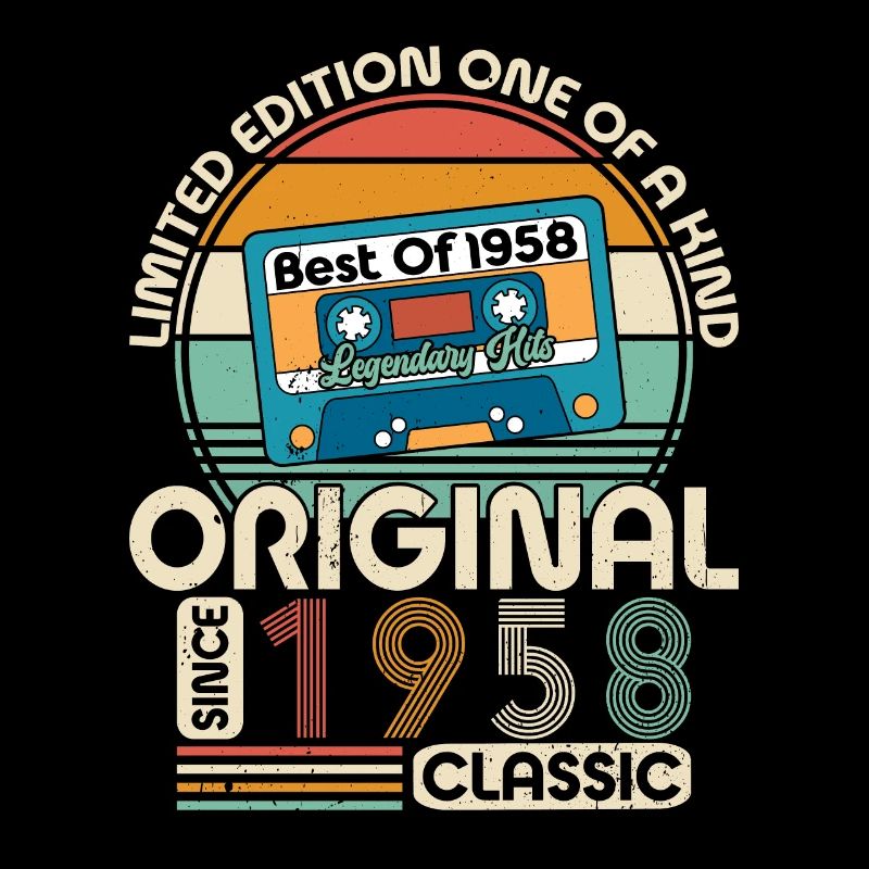 Authentic 1958 Vintage Vintage Retro