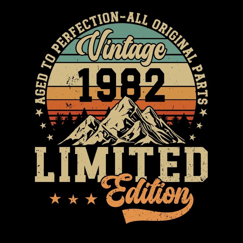 Vintage 1982 - Retro Birthday Gift