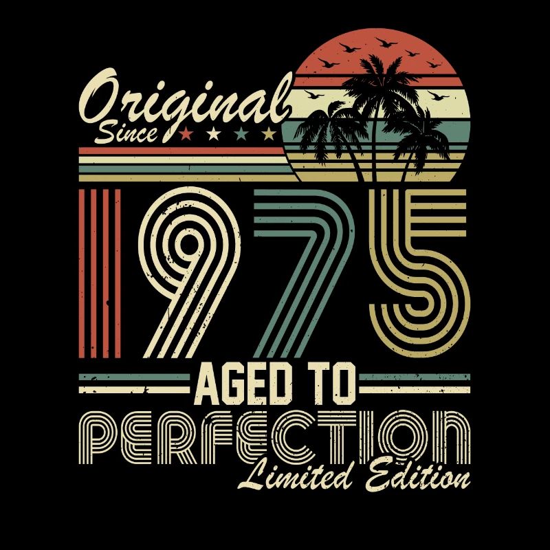 Vintage 1975 - Retro Birthday Gift Idea