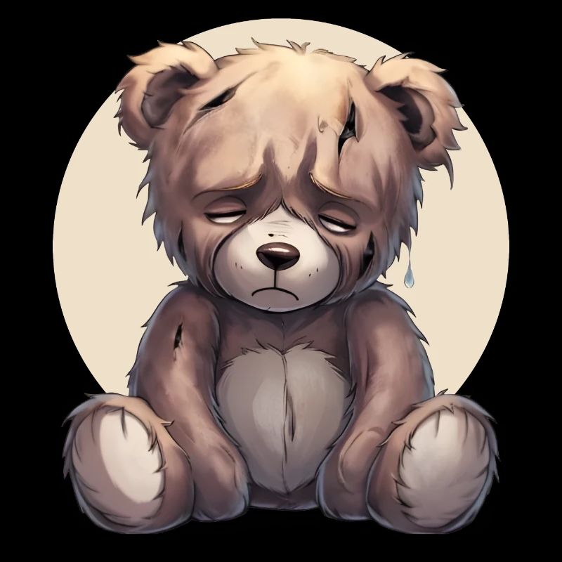 Trauriger Teddybär