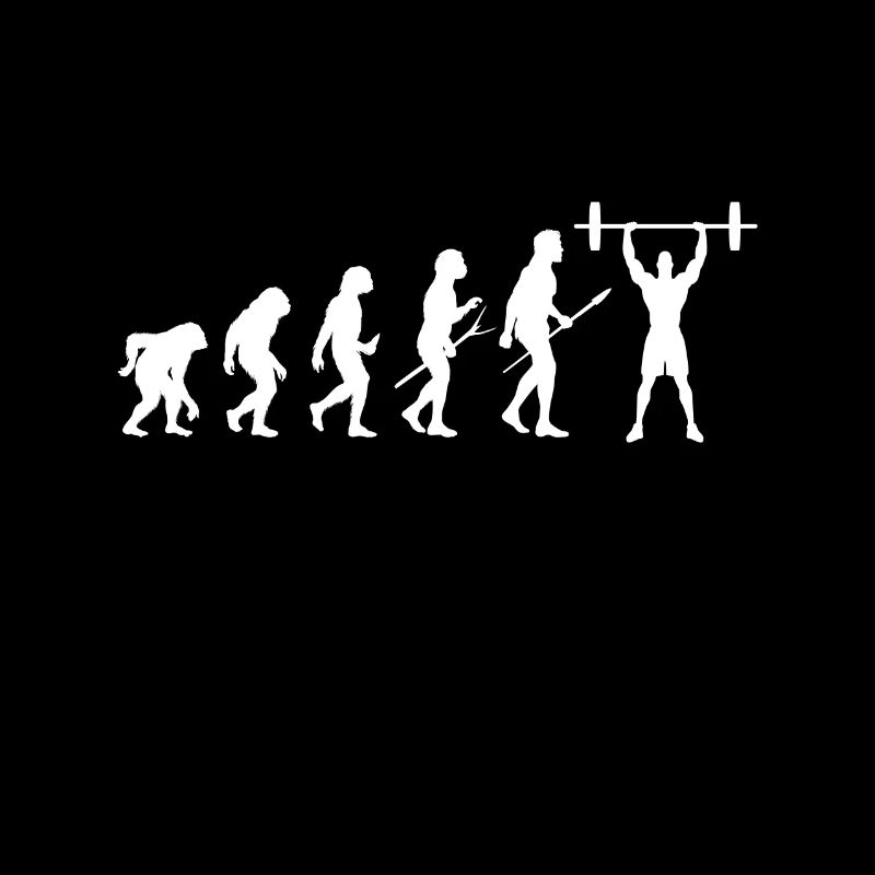 EVOLUTION MUSCUlATION - T-SHIRT HUMOUR ET SPORT