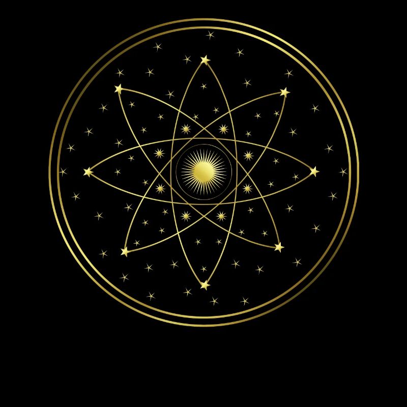 Stars - Sun - Circles - Graphics - Geometry