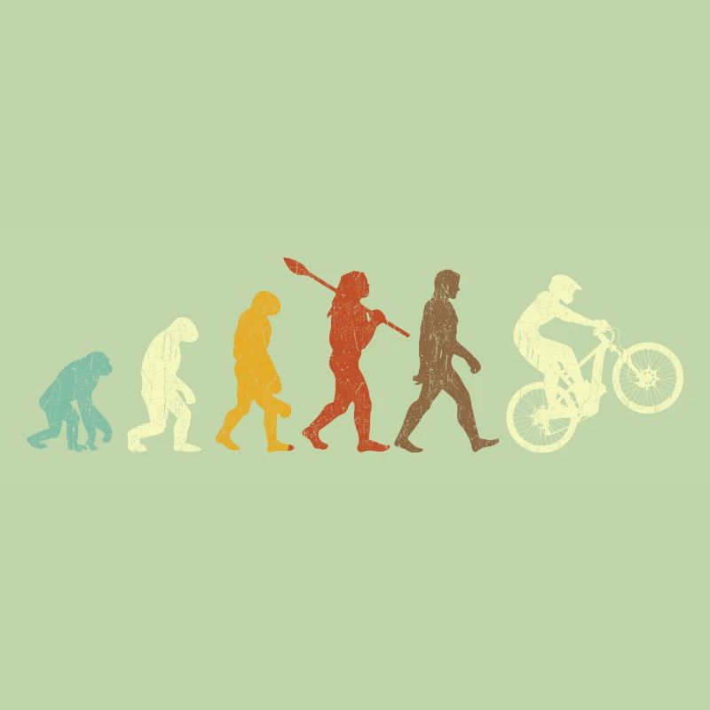 Mountain Bike Evolution Vintage Evolution Bicycle