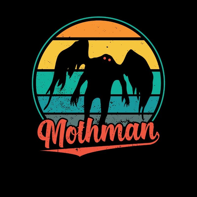 Mothman mit Motte
