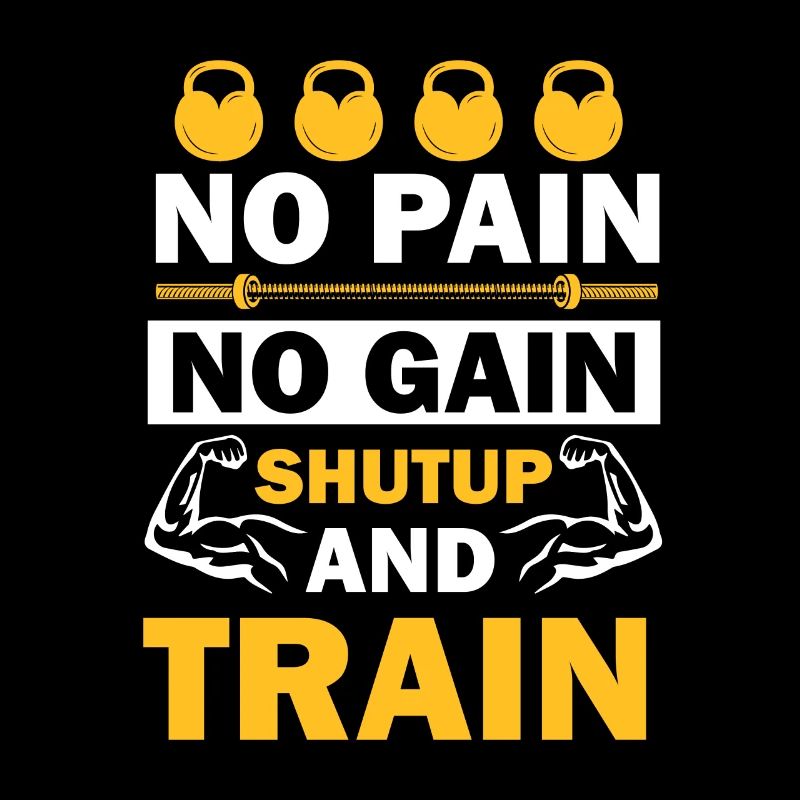 Pas de douleur Pas de gain Arrêt et train