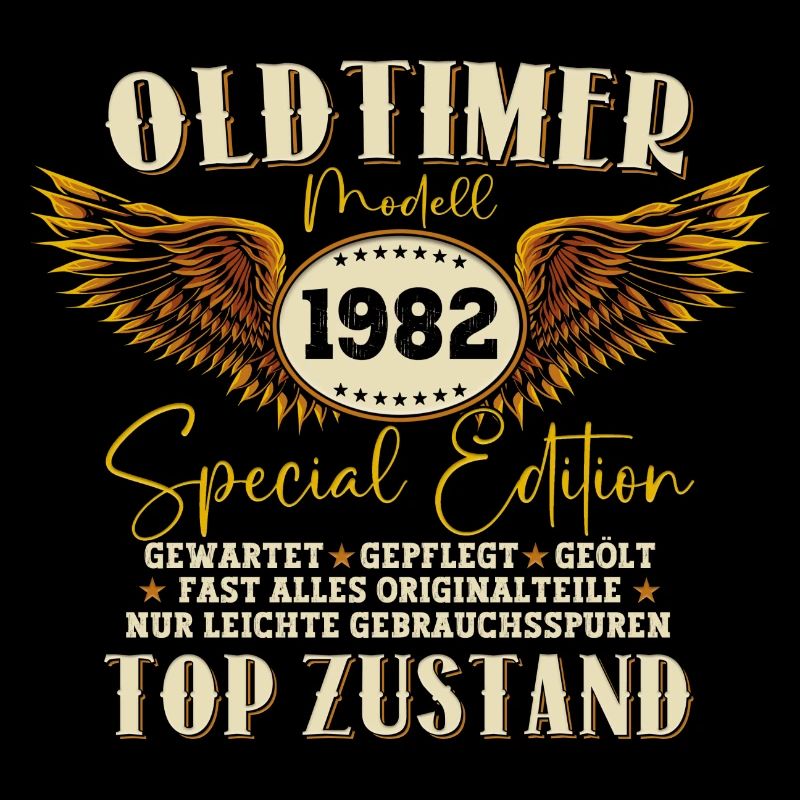 Oldtimer Jahrgang 1982 40. Geburtstag Geschenk Fun