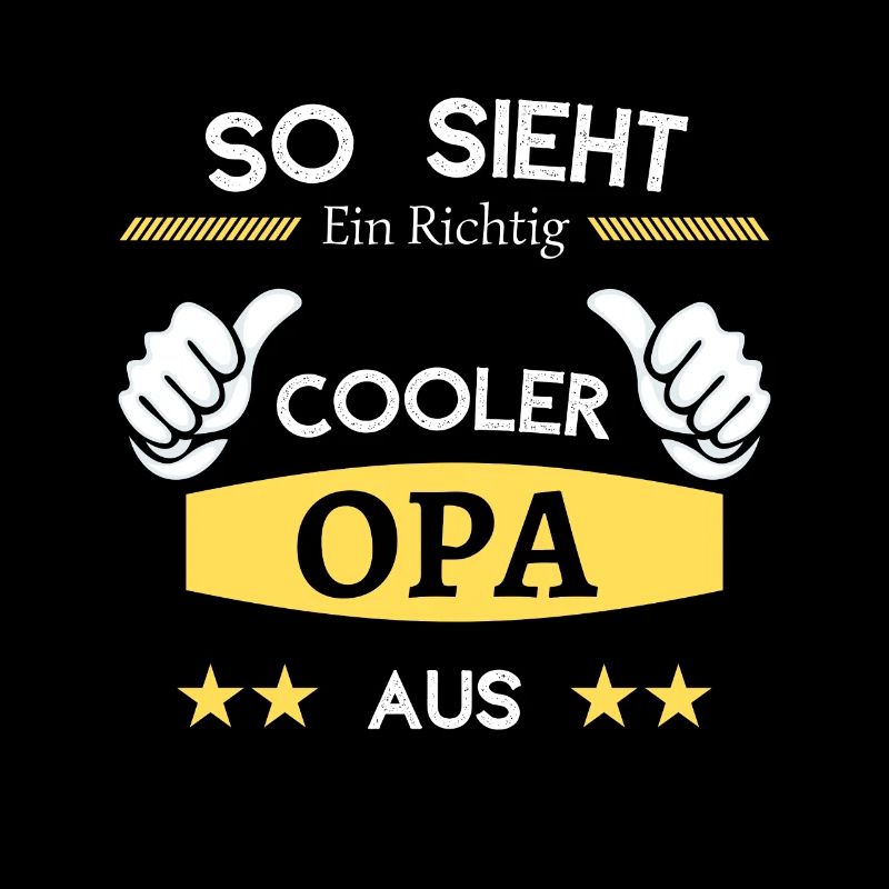 Großvater - so sieht ein richtig cooler Opa aus