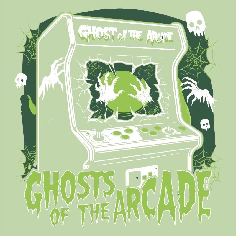 Cool Arcade Halloween Design