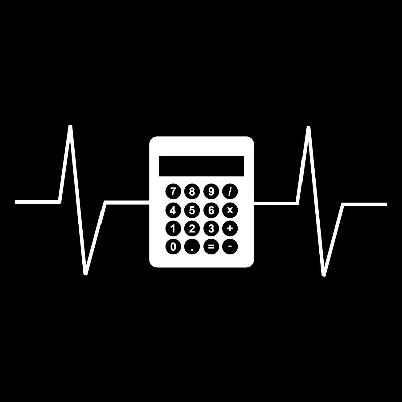 T-shirt Cool EKG pour Compteur Comptable