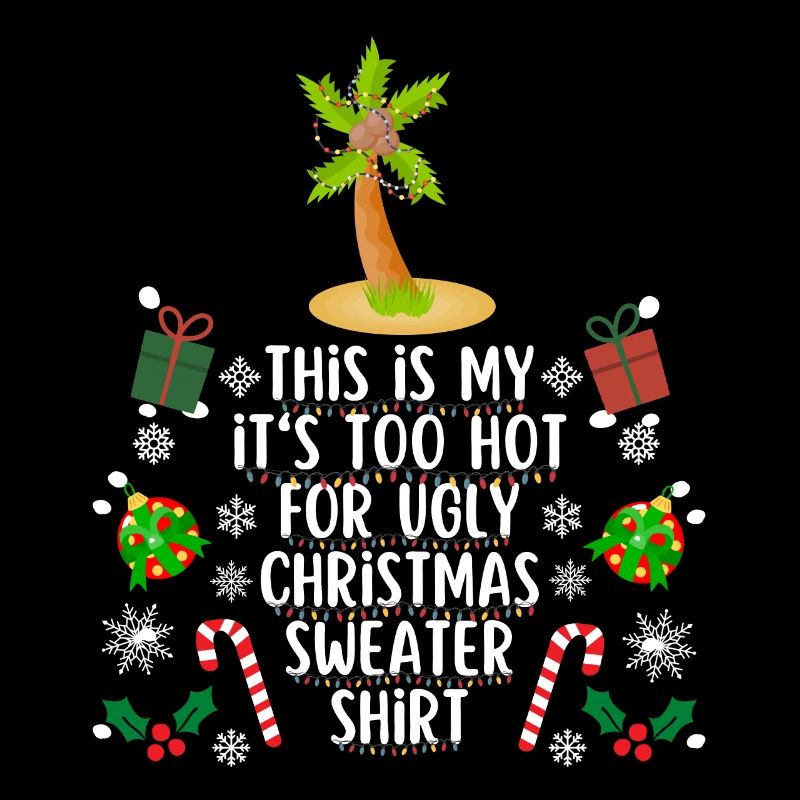 Chemise pull de Noël trop chaude pour moche