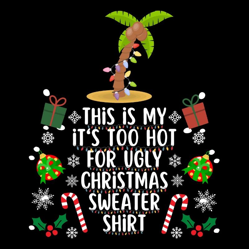 Chemise pull de Noël trop chaude pour moche