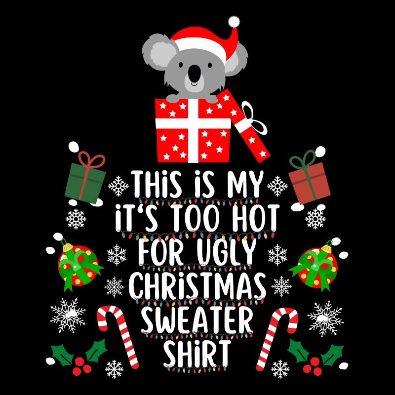 Chemise pull de Noël trop chaude pour moche