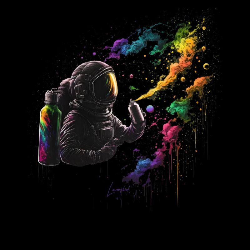 Cosmic Canvas - Graffiti und Space Fans