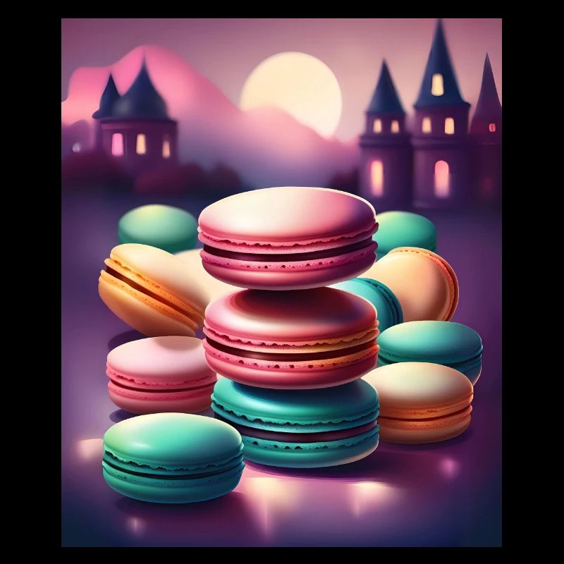 Superbes macarons à la meringue
