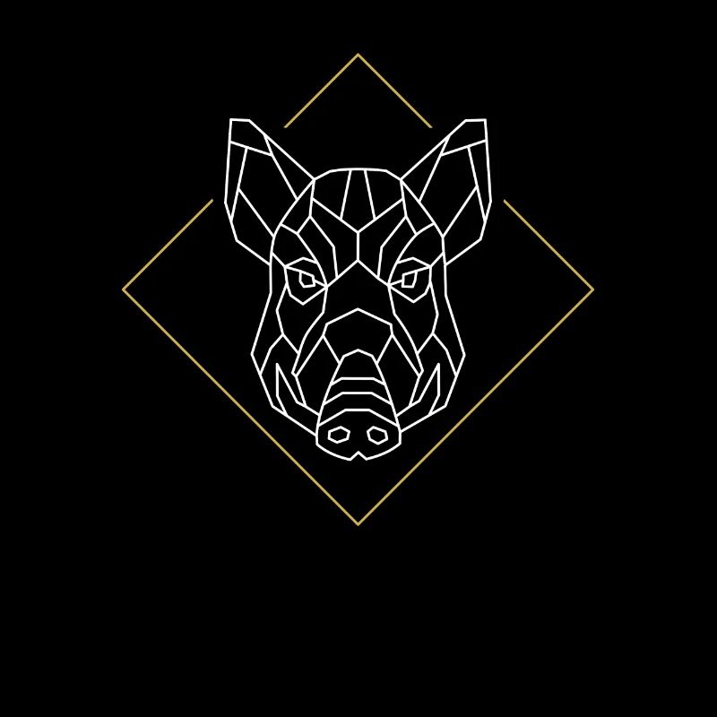 Wild Boar Head Hunter Wild Pig Boar Face