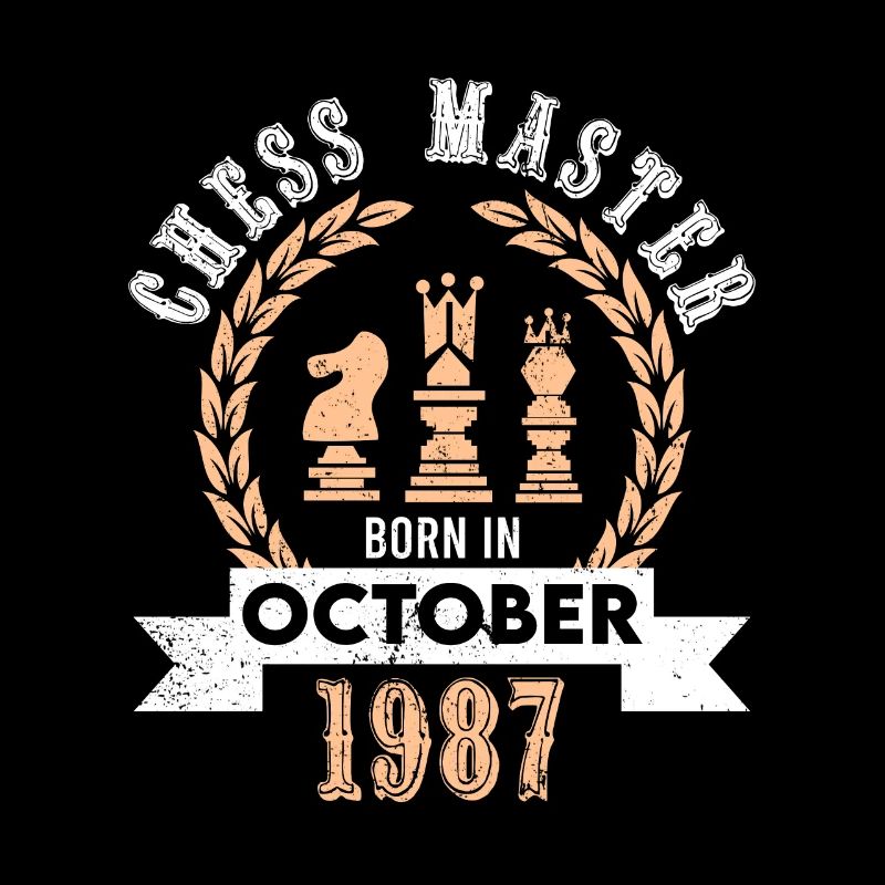 37e anniversaire pour les joueurs d’échecs 1987 Octobre