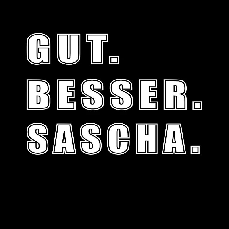 Sascha Name Spruch Geschenk Vorname Sascha