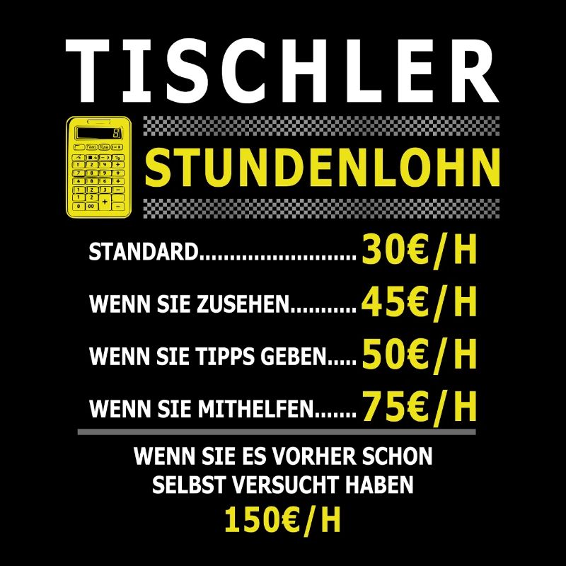 Stundenlohn | Tischler