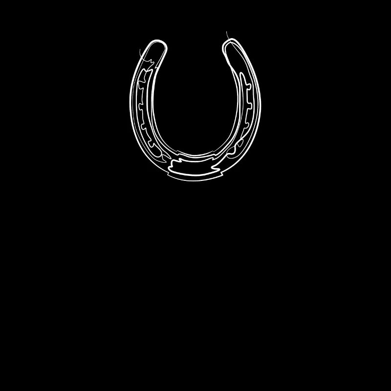 Hufeisen - one line drawing