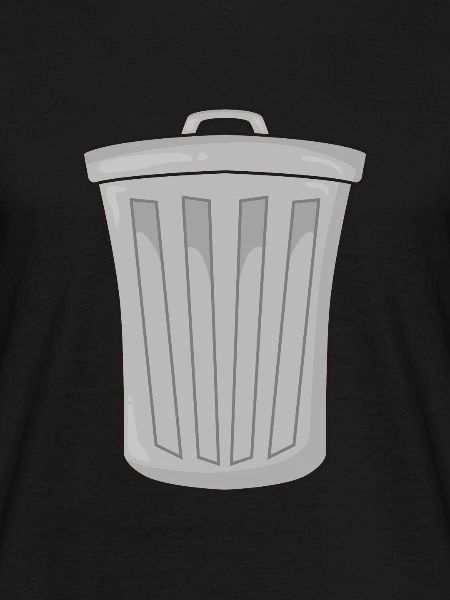 Garbage bin garbage
