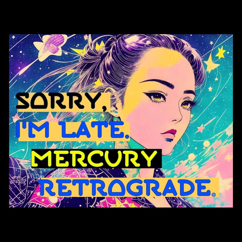 Sorry I'm Late Mercury Retrograde"