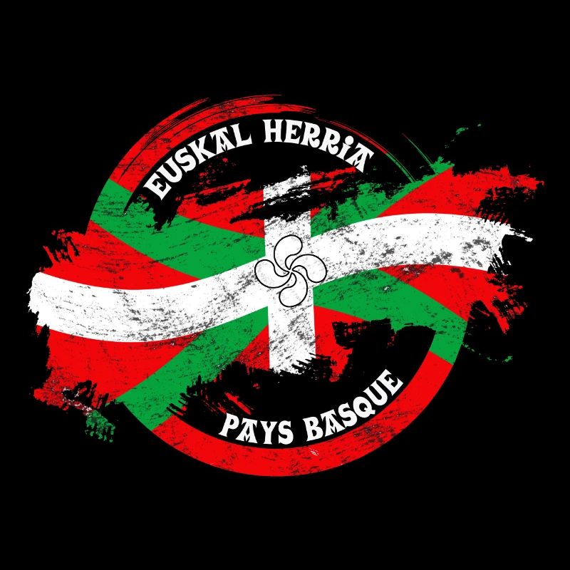 Basque grunge design