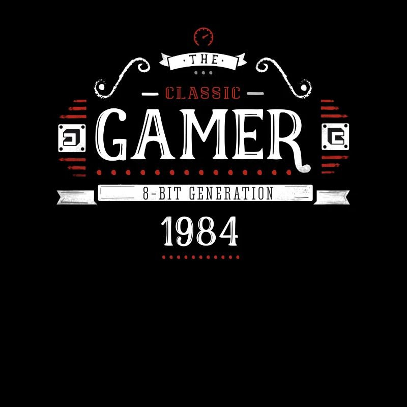 Classic Gamer Retro 1984 8bit automatic game consol