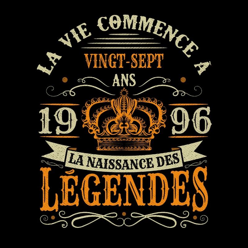 27 Ans 1996 Joyeux Anniversaire Vintage Perfection