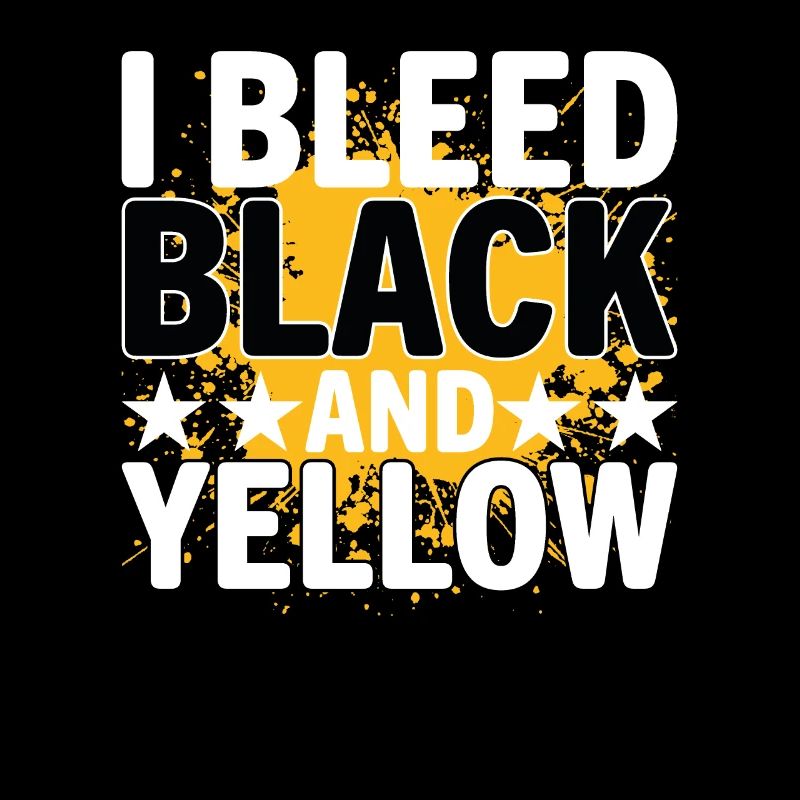 I Bleed Black And Yellow Je Saigne Noir Et Jaune
