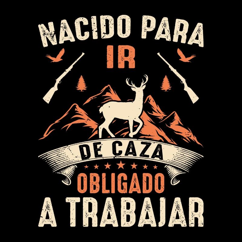 Né Pour Aller À La Chasse Chasser Cadeau Nature