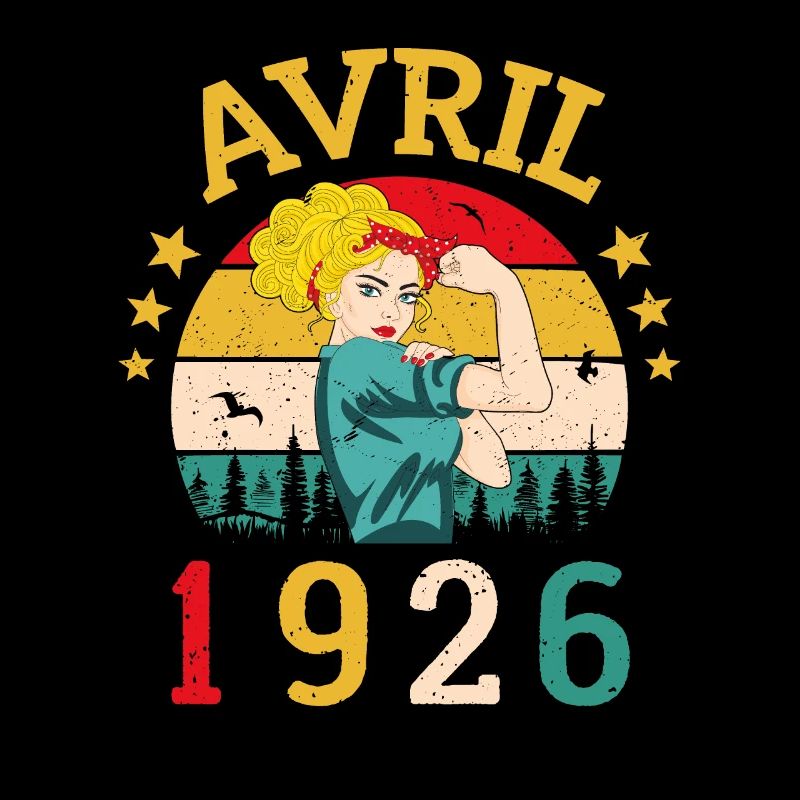 Avril 1926 Anniversaire Idée Cadeau Vintage 1926