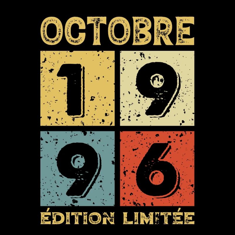 Anniversaire Vintage Idée Cadeau Octobre 1996