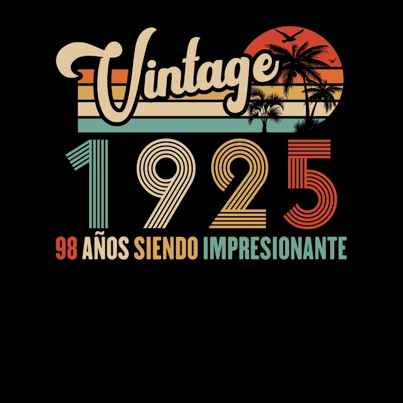 Vintage 1925 Anniversaire 98 ans D'être Awesome