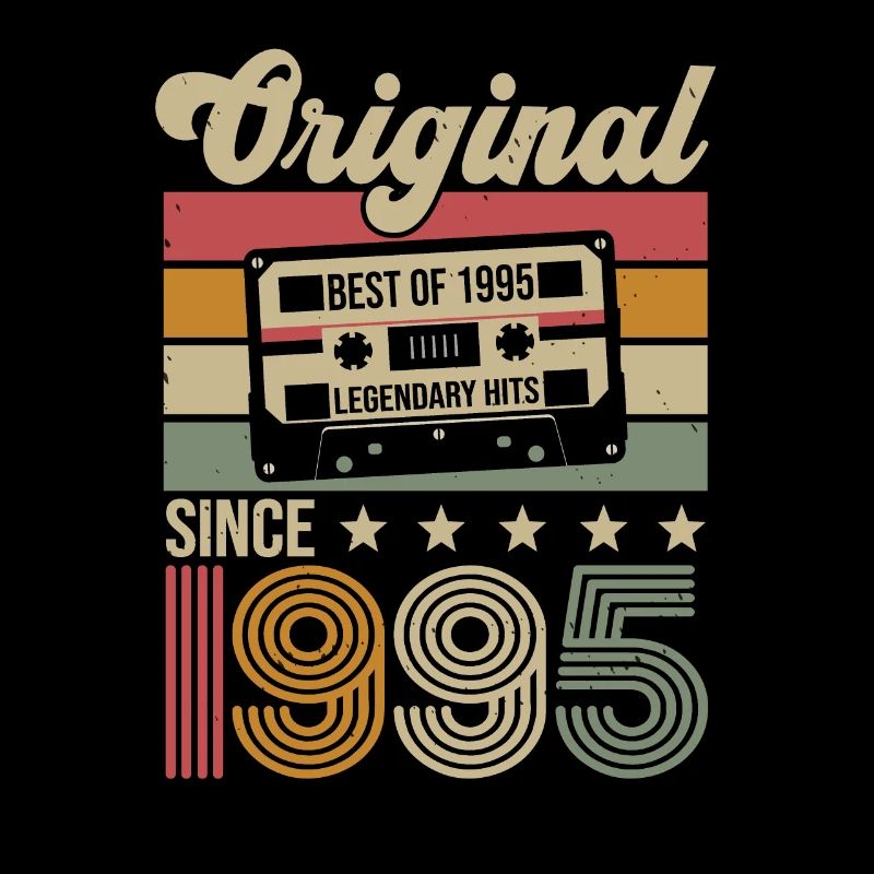 Vintage Geburtstag Original Geschenkidee 1995