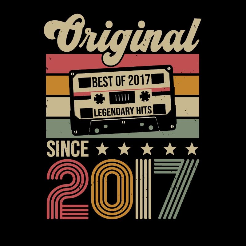 Vintage Geburtstag Original Geschenkidee 2017