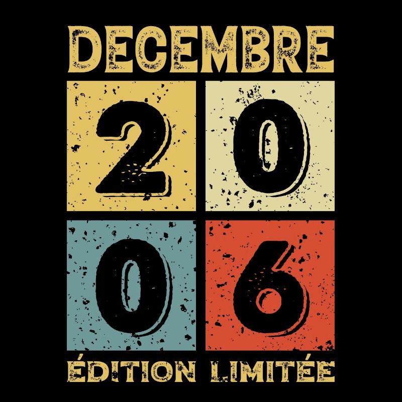 Anniversaire Vintage Idée Cadeau Décembre 2006