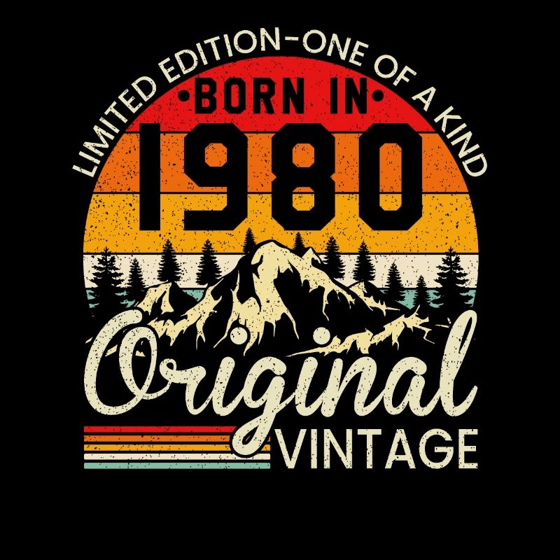 Unique in its kind born in 1980 Original vintage