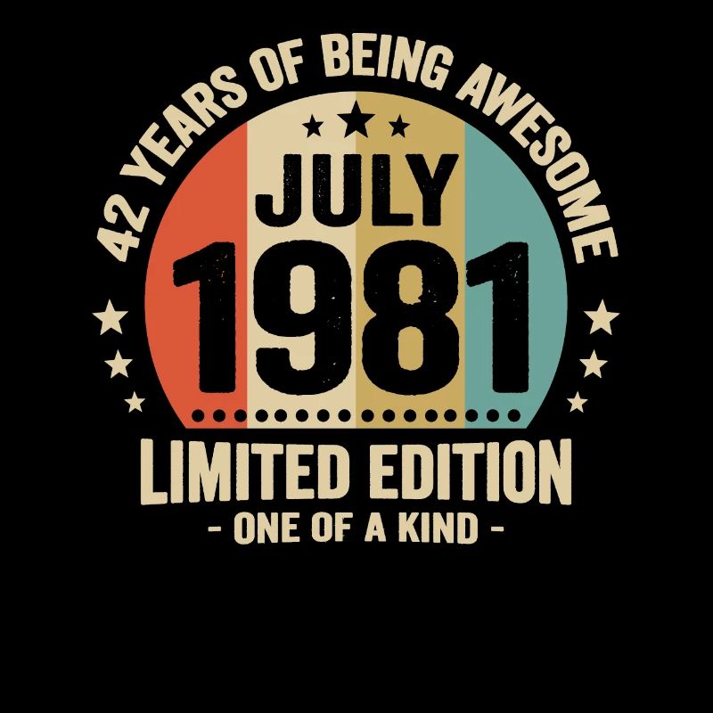 July 1981 42 Years Anniversary Vintage Gift