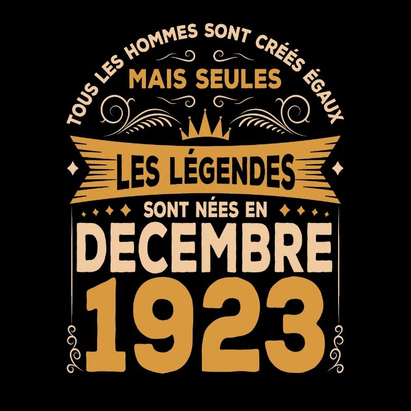 Les Légendes Sont Nées En Décembre 1923