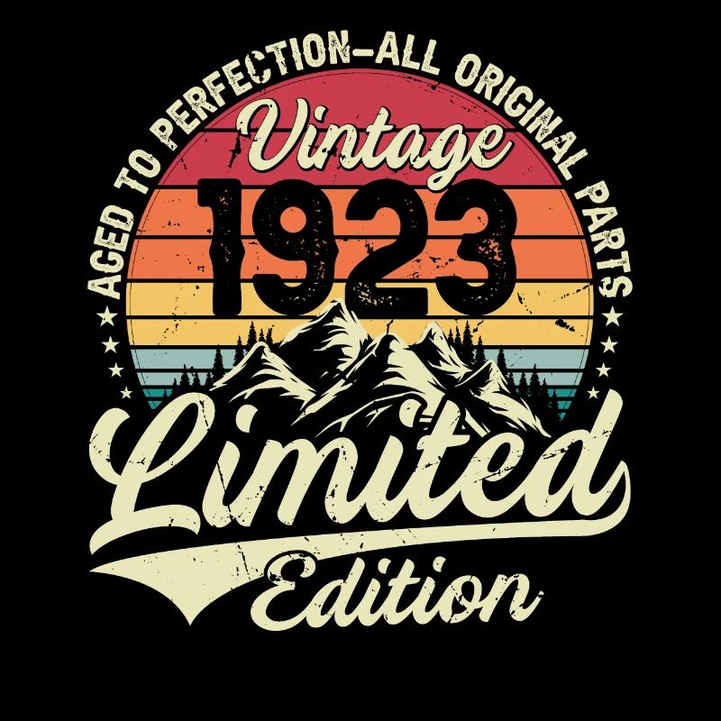 Vintage Geburtstagsgeschenk 1923 Limited Edition
