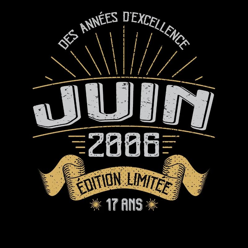 Juin 2006 17 Ans Anniversaire Vintage Idée Cadeau