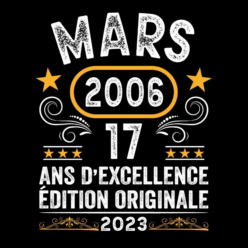 Anniversaire Vintage Idée Cadeau Mars 2006 17