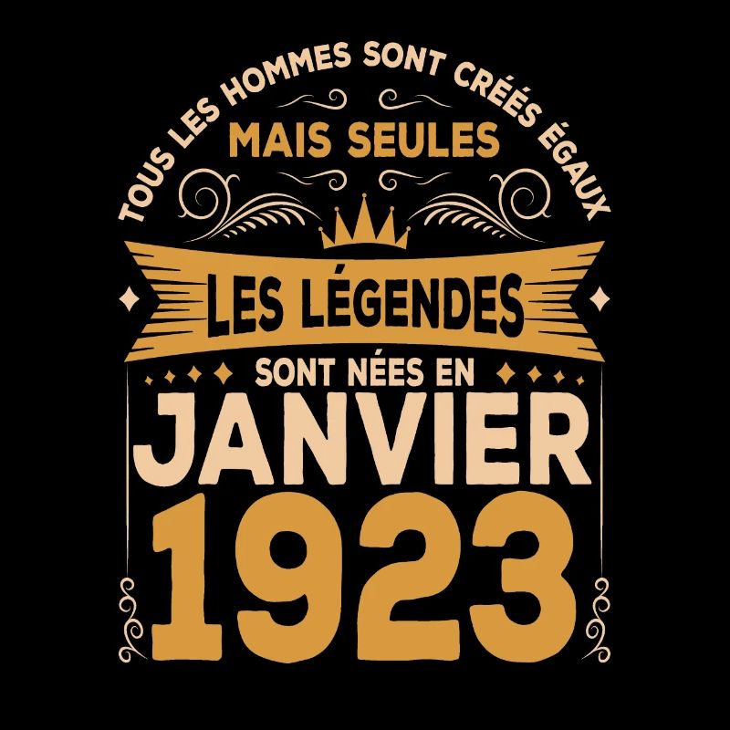 Les Légendes Sont Nées En Janvier 1923