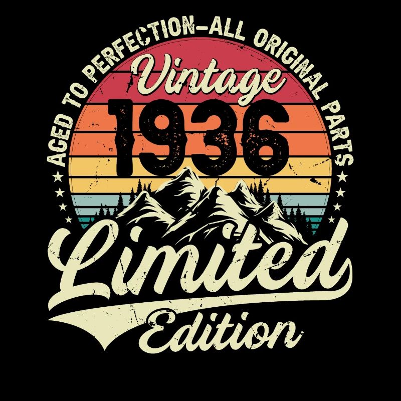 Cadeau D'anniversaire Vintage 1936 Édition Limitée