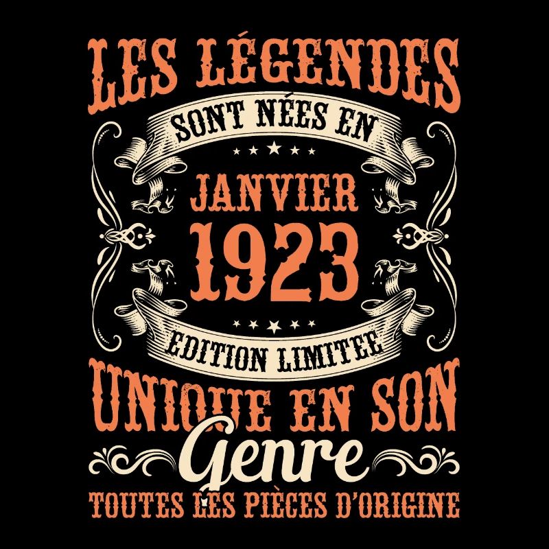 Les Légendes Sont Nées En Janvier 1923 Cadeau